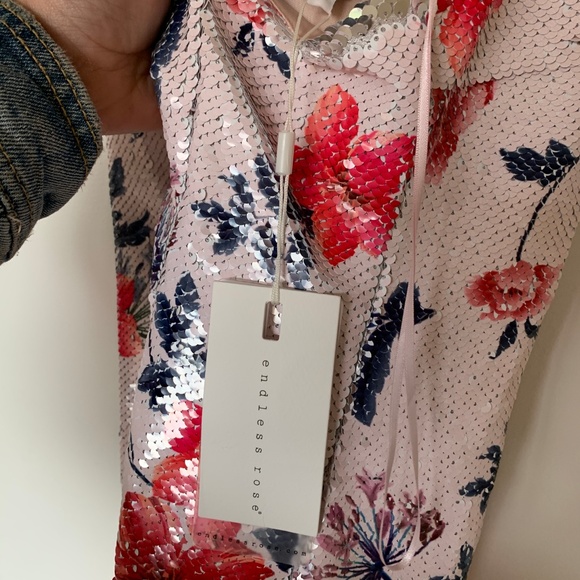 Floral Sequin Dress - Picture 4 of 4